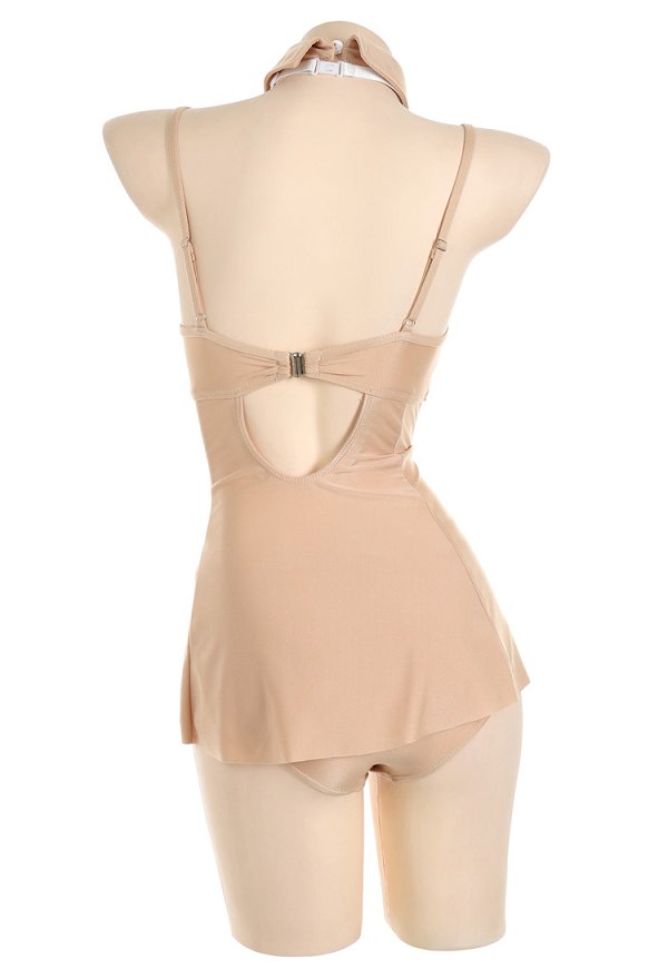 Megan Derivative Damen Swimsuit Kleid Cutout Badeanzug Schleife Shorts Bademode Megan Derivative Damen Swimsuit Kleid Cutout Badeanzug Schleife Shorts Bademode