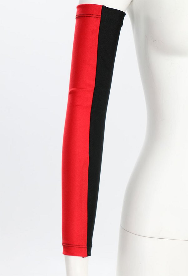 Anime Derivado Sexy Traje de Baño de Una Pieza con Cuello Alto y Recorte Rojo Para Control de Abdomen