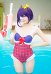 Takanashi Rikka Derivative One-Piece Swimsuit Swimwear Tummy Control Bathing Suit