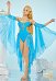 Princess Zelda Derivative One-Piece Swimsuit Halter Waist Cutout Lace-up Bathing Suit and Sleeves