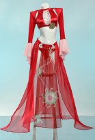 Maillot de bain sexy dérivé de l'OP Boa haut et bas à dos nu avec cache-maillot et jupe en mousseline Maillot de bain sexy dérivé de l'OP Boa haut et bas à dos nu avec cache-maillot et jupe en mousseline