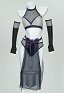 Ninja Style Swimsuit Halter Top and Bottoms Two-Piece Bathing Suit with Arm Leeves and Chiffon Wrap Skirt