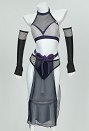 Ninja Style Bañador Halter Sostén Y Braga de una Pieza con Tirantes de Brazos y Envolturas de Gasa