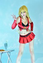 Panty Stocking Panty Derivative Zweiteiliger Badeanzug kurzes Oberteil  Rock Bademode Two Piece Swimsuit mit Ärmeln Gürtel
