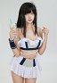 Disfraz de Cosplay Traje de Baño Derivado de FF7 Tifa con Cuello Halter Top con Volantes y Minifalda con Culottes Triangulares y Muñequeras