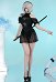 2B Derivative Sexy One-piece Swimsuit Halter Backless Tummy Control Bathing Suit