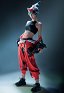 OW fox ninja Cosplay Costume Top Pants Set with Jacket Belt
