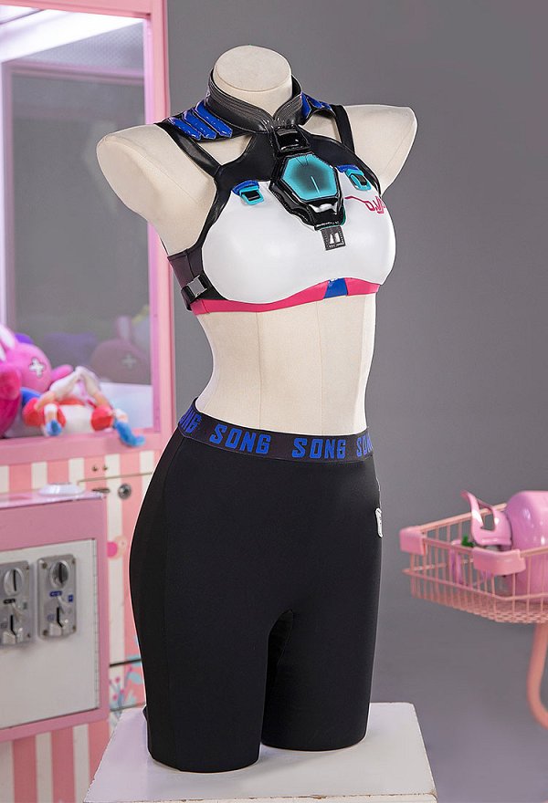 OW Hana Song Cosplay Costume Soutien-gorge assorti avec une veste et un pantalon de yoga OW Hana Song Cosplay Costume Soutien-gorge assorti avec une veste et un pantalon de yoga