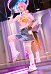 OW Angela Cosplay Kostüm K-Pop Crossover Skin Oberteil und Rock Handschuhen Puppen