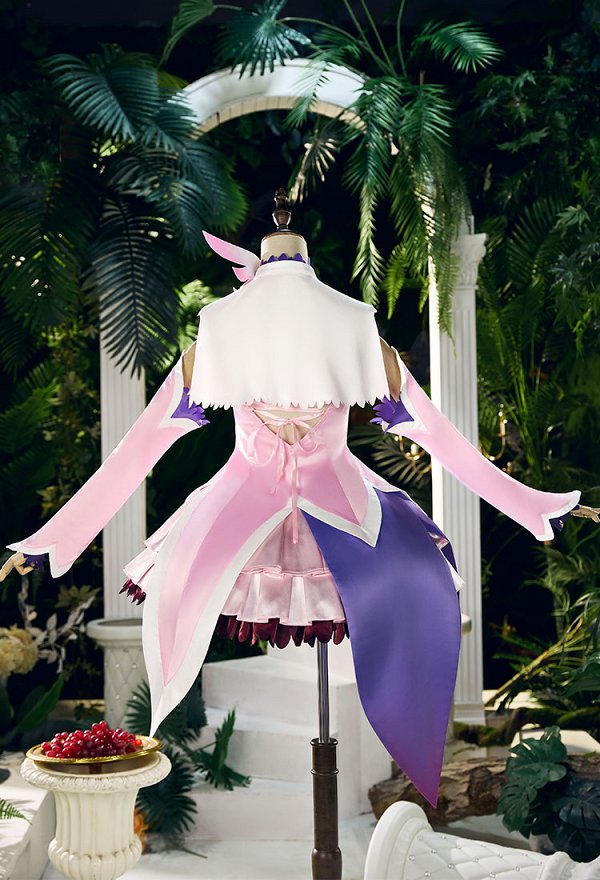 Fate/kaleid Liner Prisma Illya Illyasviel Cosplay Costume Top and Skirt with Hand Sleeves and Headpiece