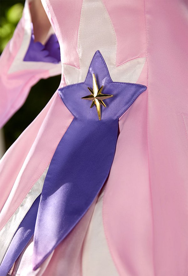 Fate/kaleid Liner Prisma Illya Illyasviel Cosplay Costume Top and Skirt with Hand Sleeves and Headpiece