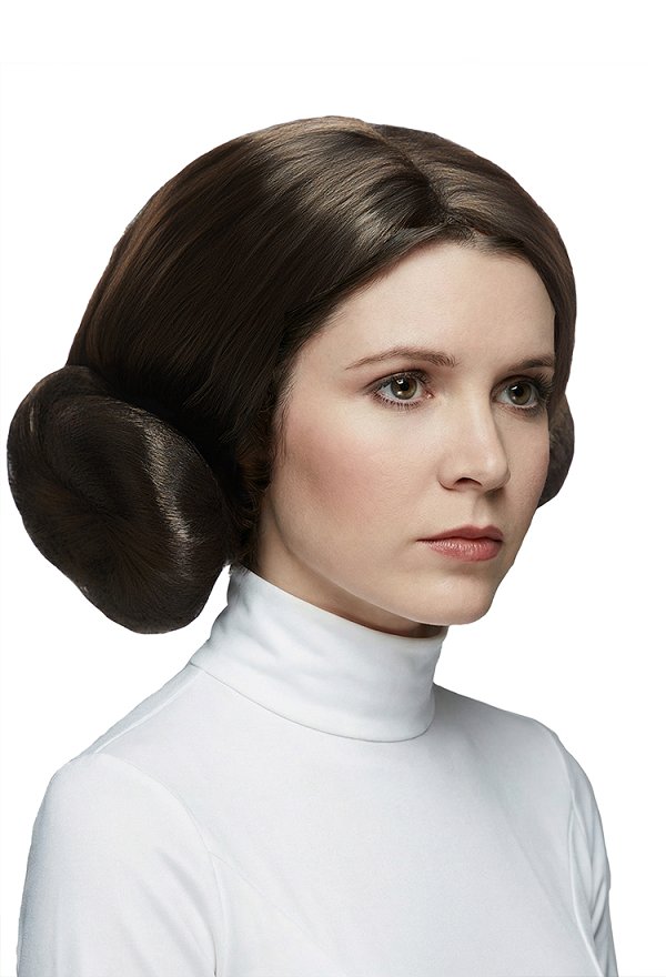 Star Wars Princess Leia Cosplay Costume Dress with Wig and Belt