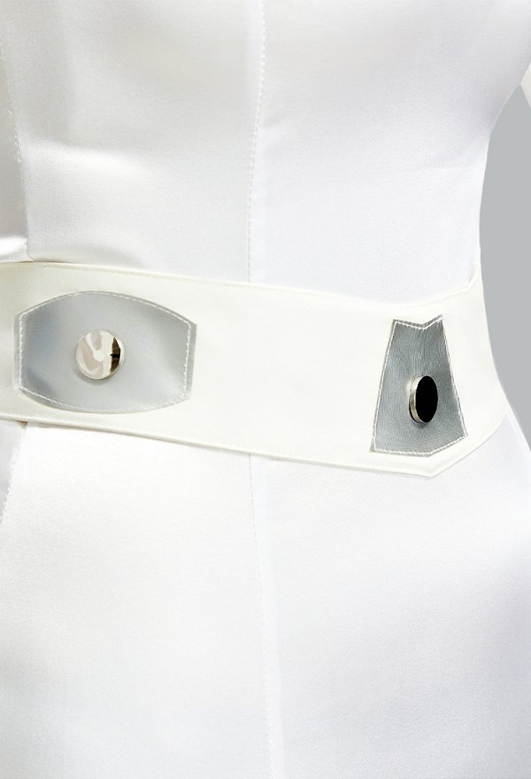 Star Wars Princess Leia Cosplay Costume Dress with Wig and Belt