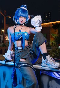 OW Hana Song Kpop Crossover Skin Cosplay Costume Top and Pants with Shorts and Hand Sleeves