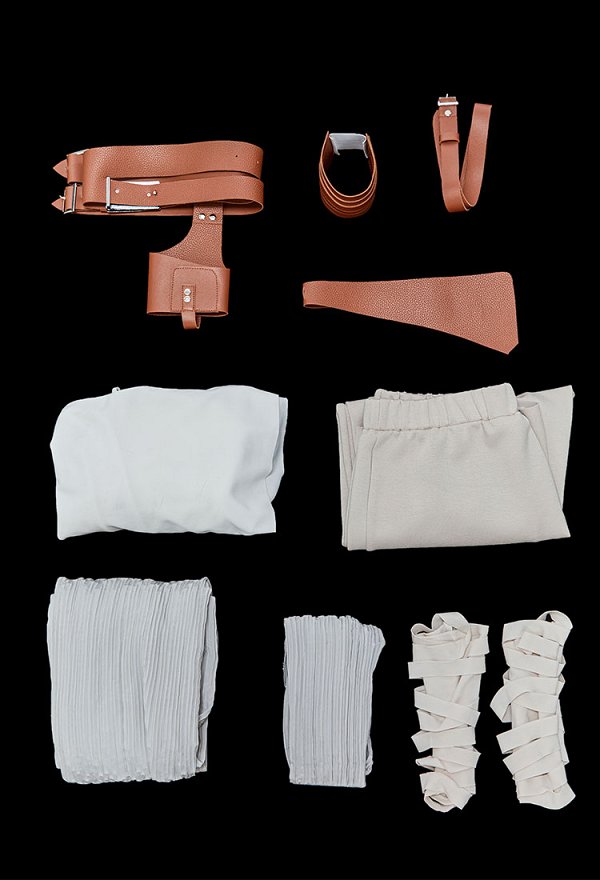Rey Skywalker Cosplay Costume Haut et pantalon avec tunique et ceinture