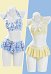 Traje de baño de dos piezas estampado estilo retro de los años 50 Halter Neck Top y Skort con banda para la cabeza