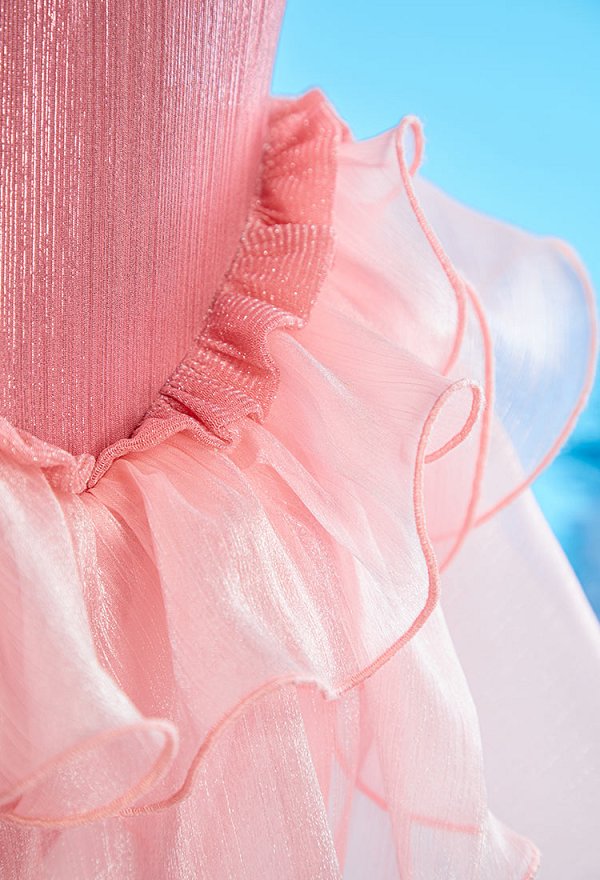 Wicked Glinda Derivado Traje de baño con volantes irregulares Wicked Glinda Derivado Traje de baño con volantes irregulares