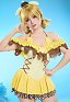 Pompompurin Derivado Adorable traje de baño halter con volantes y diadema