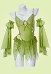 Magical Fairy Derivative One-Piece Feen Badeanzug Swimsuit im mittelalterlichen Waldelfen Blattstil mit Ärmeln
