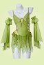 Traje de baño de una sola pieza derivado de hadas mágicas traje de baño de una sola pieza del bosque Medieval de hadas traje de baño estilo hoja con mangas