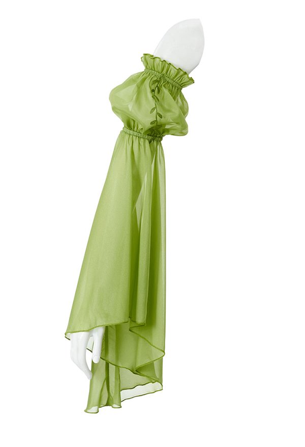 Traje de baño de una sola pieza derivado de hadas mágicas traje de baño de una sola pieza del bosque Medieval de hadas traje de baño estilo hoja con mangas