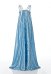 SW Amidala Cosplay Costume Blue Pearl-Chain Dress