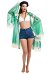 Miccostumes Swimsuits Genshin Impact Veste en Mousseline Dérivé Venti de Style Haori Kimono pour Plage