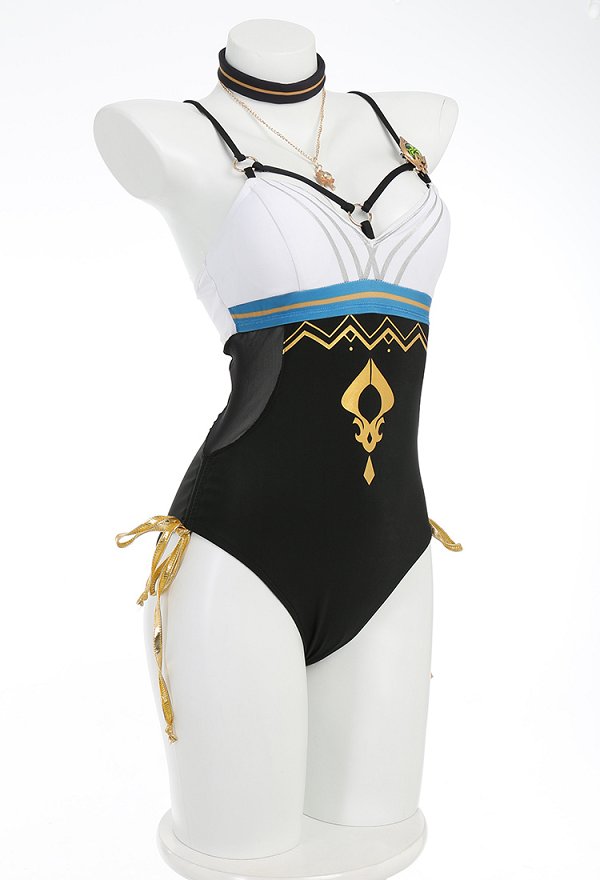 Kaveh Derivative Damen One-Piece Swimsuit High Cut Badeanzug V Ausschnitt Bodysuit Bademode mit Haori Kaveh Derivative Damen One-Piece Swimsuit High Cut Badeanzug V Ausschnitt Bodysuit Bademode mit Haori