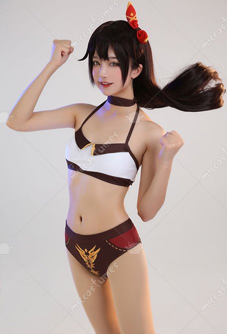 Traje de baño de dos piezas derivado del ámbar con top escotado y braguita conjunto con tocado y gargantilla traje de baño ropa de baño