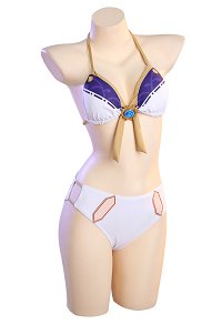 Kamisato Ayato Bikini Cosplay Neckholder Bralette Swimsuit Badeanzug