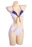 Kamisato Ayato Maillot de bain deux pièces dérivé Ensemble bikini dos nu Maillot de bain