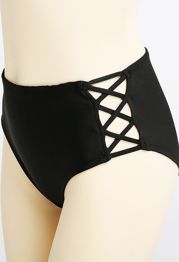 Miccostumes Trajes de Baño Negro Bikini Set Back Imprimir la parte superior y la parte inferior Traje de baño de dos piezas Traje de Baño con Kimono Haori Sheer Cover Up