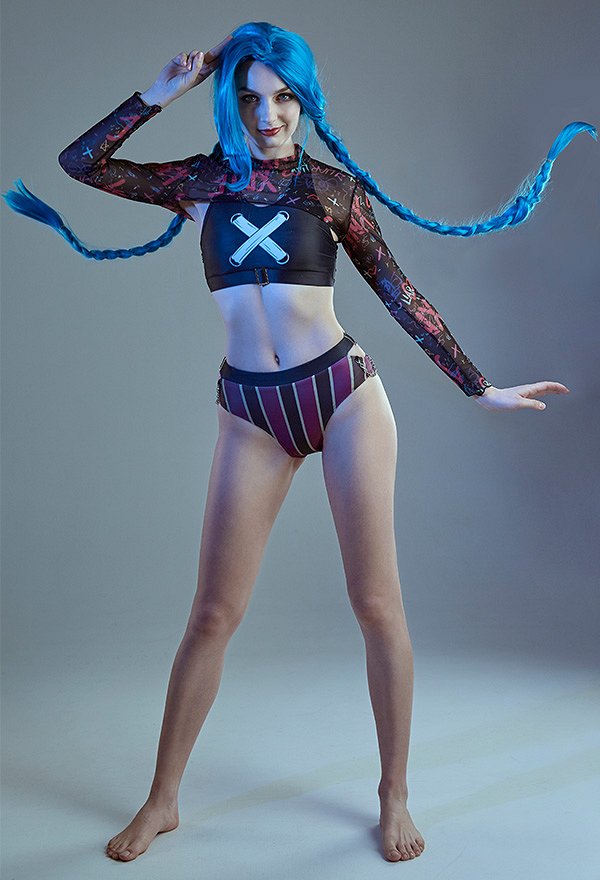 Sportlicher Bikini Cutout Cosplay Crisscross Swimsuit Badeanzug Chiffon Lange Arm Top Sportlicher Bikini Cutout Cosplay Crisscross Swimsuit Badeanzug Chiffon Lange Arm Top