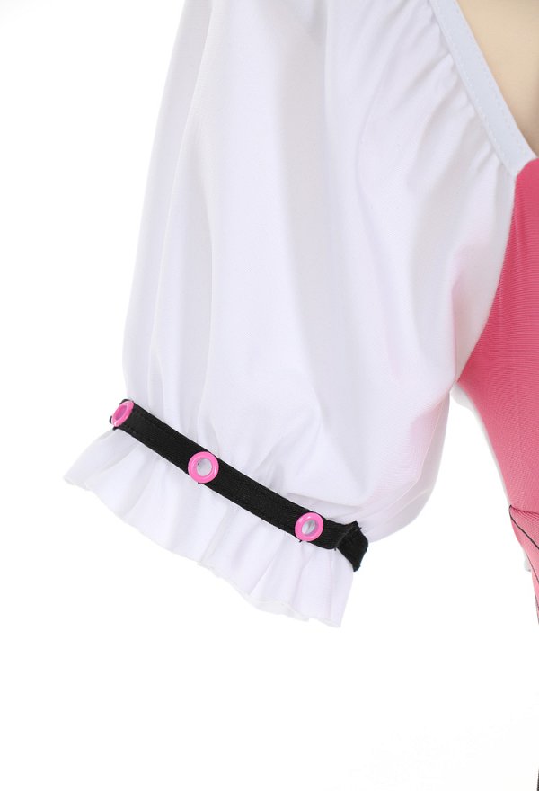 Maillots de bain dérivés Draculaura pour femmes Maillot de bain une pièce croisé sur le devant gainant avec ornements sur la poitrine et anneau pour les jambes