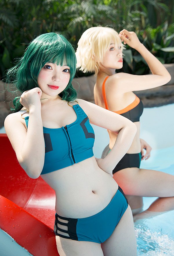 Halter Swimsuit for Bathing Sexy Bikini Set Color Contrast Top and Low Waist Shorts Two Piece Bathing Suit Swimwear