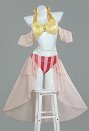 Traje de Baño de Dos Piezas Derivado de Princesa Sirena Top Halter Bañador con Mangas y Cadena en la Cintura