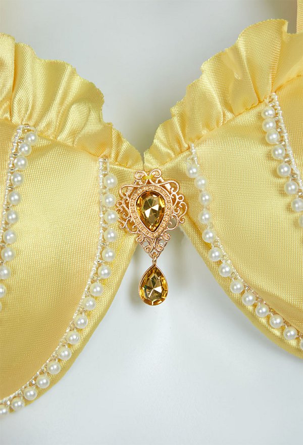 Traje de Baño de Dos Piezas Derivado de Princesa Sirena Top Halter Bañador con Mangas y Cadena en la Cintura Traje de Baño de Dos Piezas Derivado de Princesa Sirena Top Halter Bañador con Mangas y Cadena en la Cintura