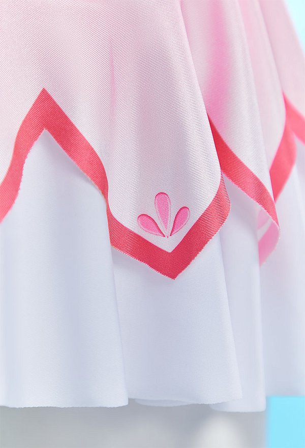 Puella Magi Madoka Derivado Cosplay Lindo traje de baño enterizo estampado con pinza para el cabello con lazo Puella Magi Madoka Derivado Cosplay Lindo traje de baño enterizo estampado con pinza para el cabello con lazo