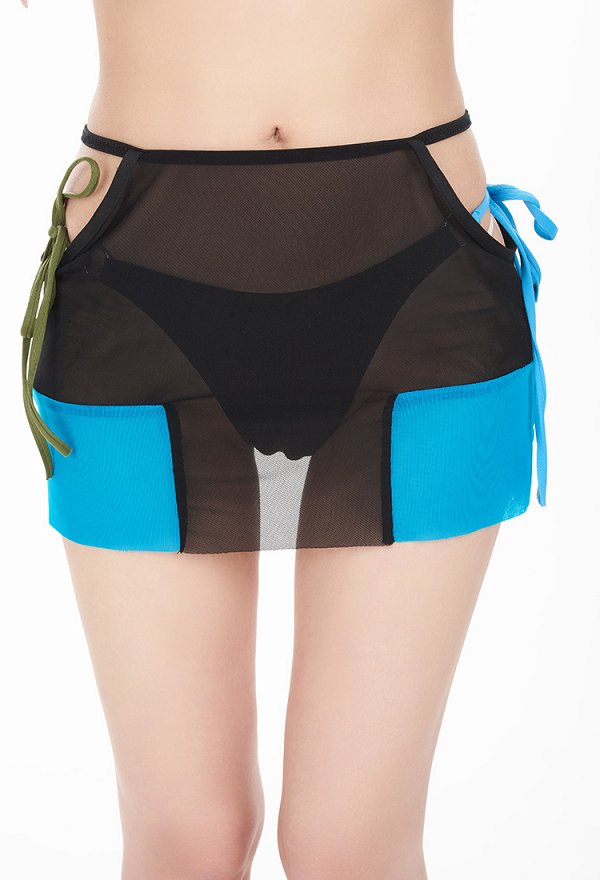 Gwen Derivative Swimsuits for Women Swimwear Sexy Bathing Suit Halter Top and Shorts Bikini Sets with Skirt