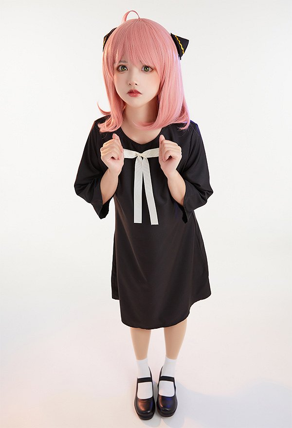 Spy House Anya Cosplay Kleid Haar Zubehör Cosplay Kostüm Spion x Familie Cosplay Spy House Anya Cosplay Kleid Haar Zubehör Cosplay Kostüm Spion x Familie Cosplay