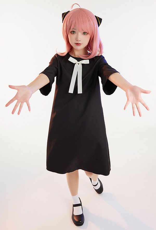 Spy House Anya Cosplay Kleid Haar Zubehör Cosplay Kostüm Spion x Familie Cosplay Spy House Anya Cosplay Kleid Haar Zubehör Cosplay Kostüm Spion x Familie Cosplay