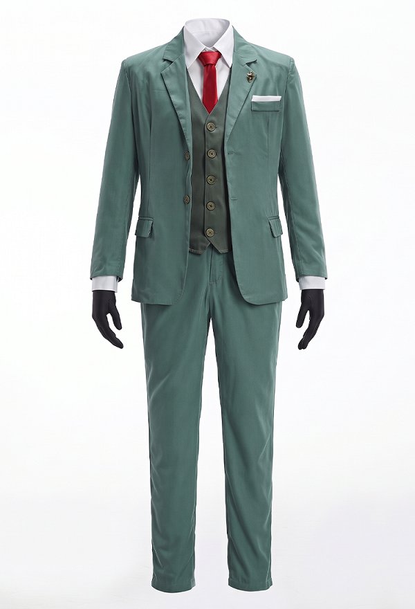 Spy House Twilight Cosplay Costume Shirt and Vest with Jacket and Pants
