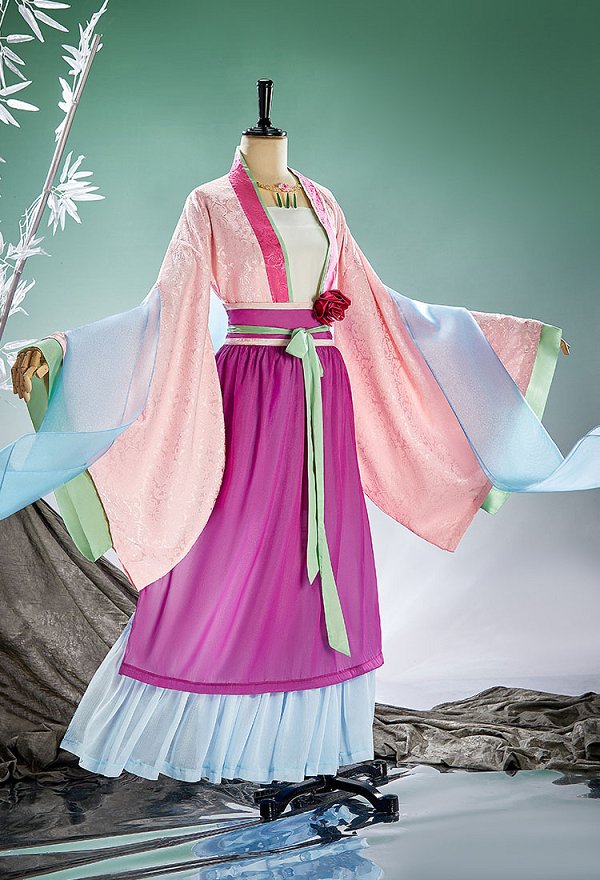 Premium Edition Kusuriya no Hitorigoto Maomao Cosplay Kostüm Weste und Mantel mit Rock und Schal