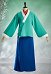 Kusuriya no Hitorigoto Neko-Neko Cosplay Costume Cross-neck Top and Skirt with Faux Collar and Hair Accessories