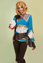 The Legend Of Zelda: Tears Of The Kingdom Princess Zelda Cosplay Costume Camisa con Pantalones y Capucha The Legend Of Zelda: Tears Of The Kingdom Princess Zelda Cosplay Costume Camisa con Pantalones y Capucha