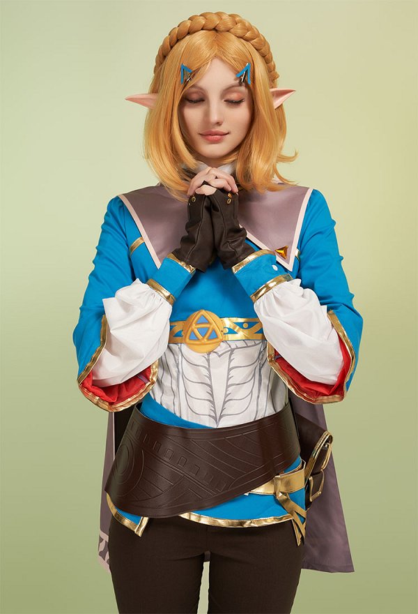 The Legend Of Zelda: Tears Of The Kingdom Princess Zelda Cosplay Costume Camisa con Pantalones y Capucha The Legend Of Zelda: Tears Of The Kingdom Princess Zelda Cosplay Costume Camisa con Pantalones y Capucha