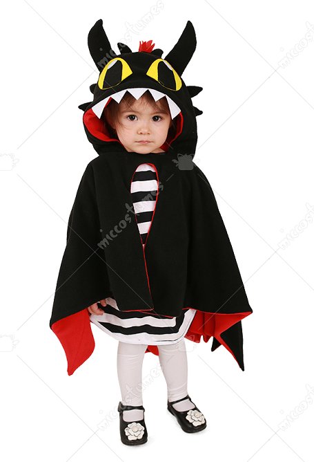 Disfraz de cosplay de dragón pequeño diablo para niños