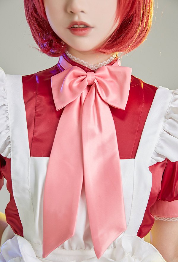 Tokyo Mew Mew Costume de Cosplay Ichigo Momomiya Robe Style Maid Set avec Accessoires Tokyo Mew Mew Costume de Cosplay Ichigo Momomiya Robe Style Maid Set avec Accessoires