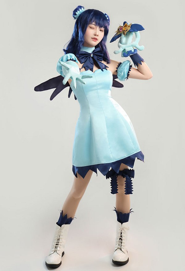 Tokyo Mew Mew Costume de Cosplay Aizawa Minto Mew Mint Ensemble Robe