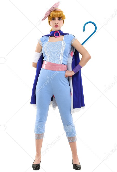 Toy Story 4 Bo Peep Porzellinchen Cosplay Kostüm mit Umhang